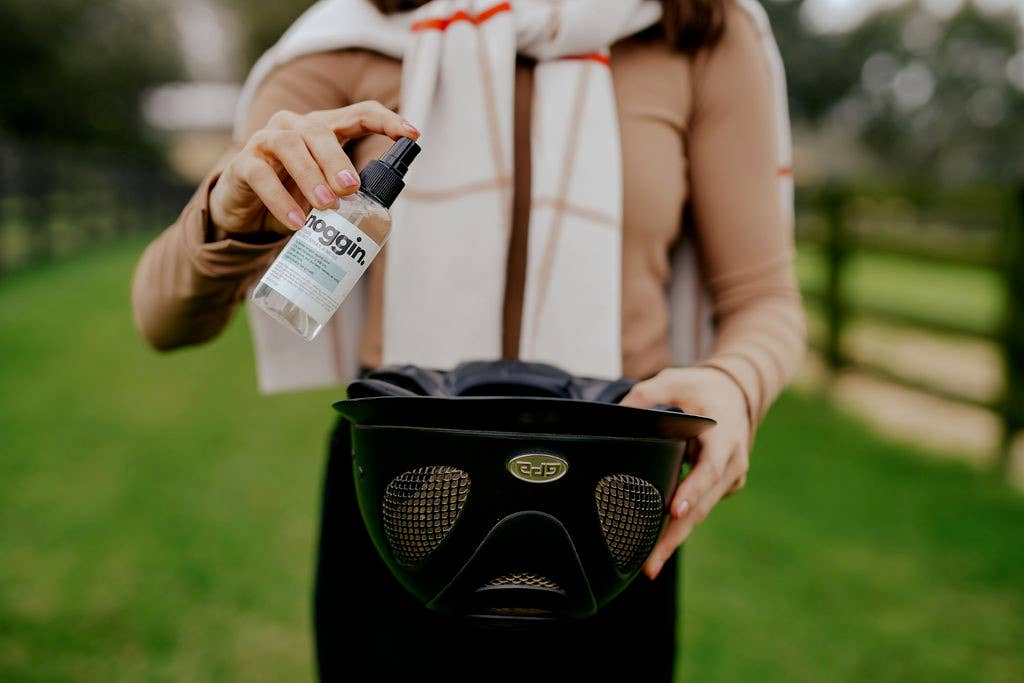 The Infused Equestrian Noggin. A Fresh Helmet Spray (4 oz)