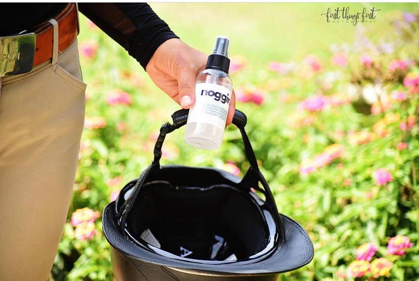 The Infused Equestrian Noggin. A Fresh Helmet Spray (4 oz)