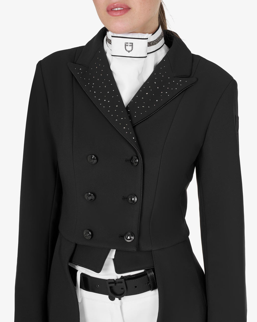 Equestro Shadbelly Tech Fabric with Rhinestones