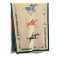 AWST Int'l Hunter Horses Acrylic Cashmere Scarf