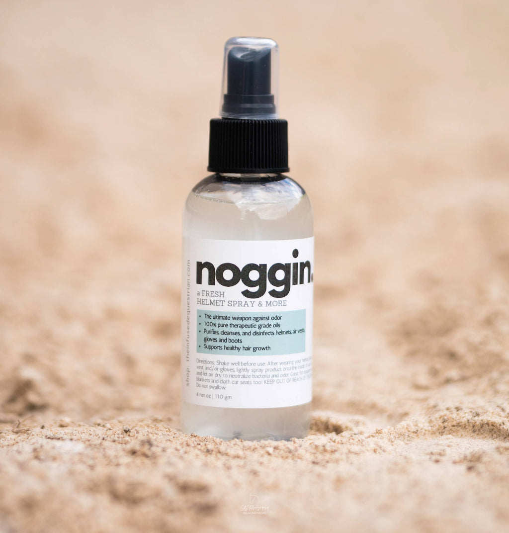 The Infused Equestrian Noggin. A Fresh Helmet Spray (4 oz)