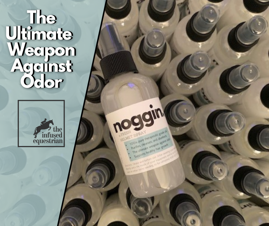 The Infused Equestrian Noggin. A Fresh Helmet Spray (4 oz)
