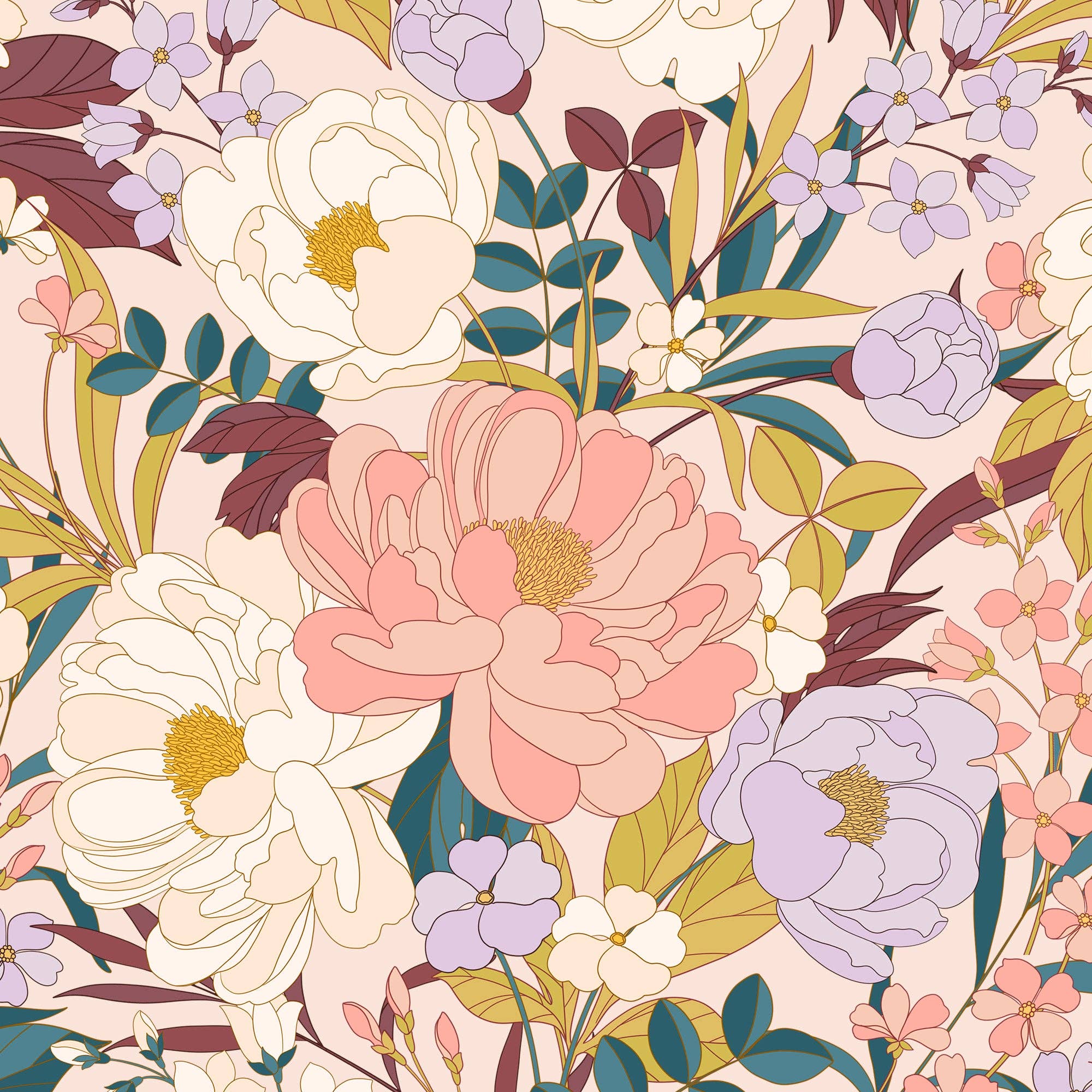 Kastel Champagne Blooming Peonies