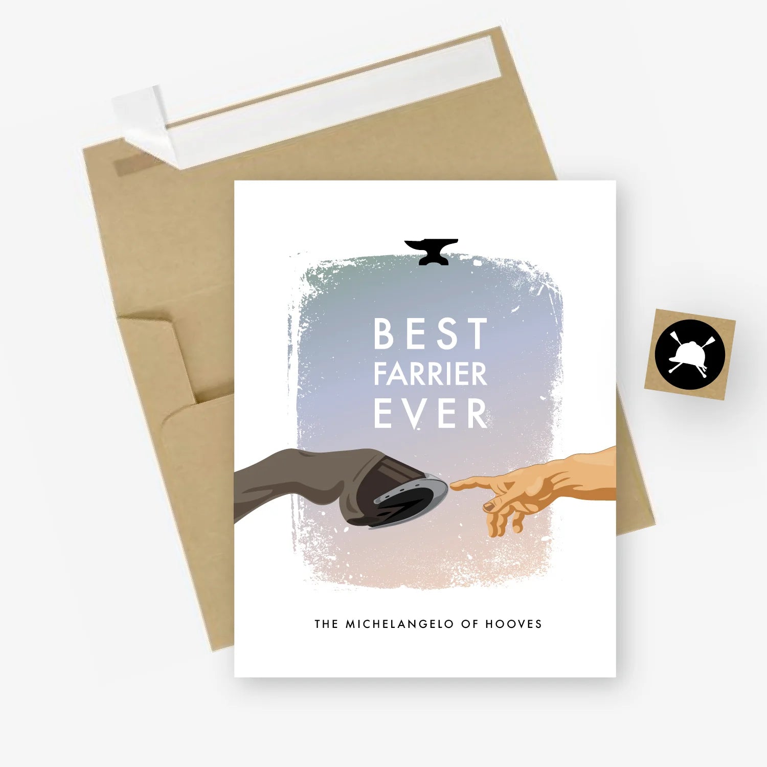 Hunt Seat Paper Co Best Farrier Card