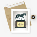 Hunt Seat Paper Co Best Groom Card