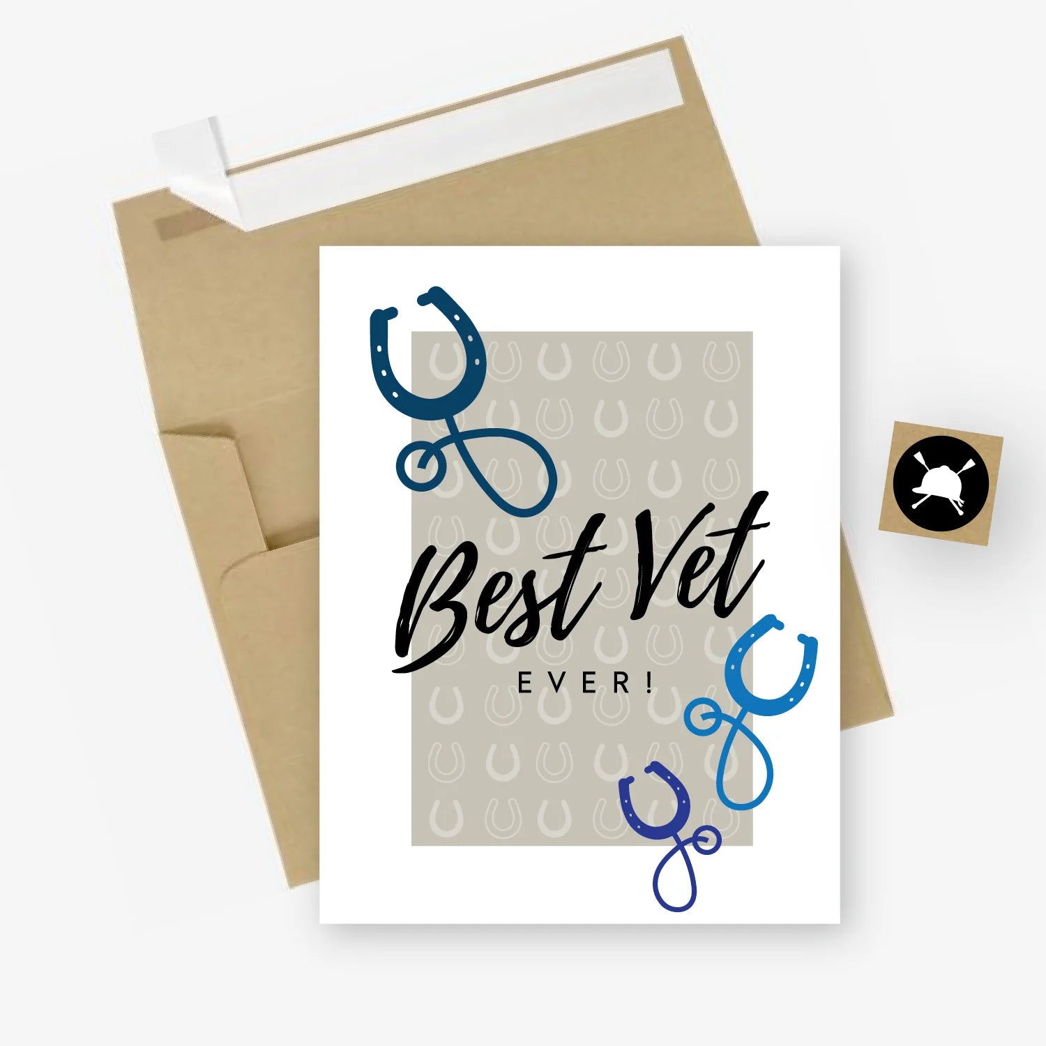 Hunt Seat Paper Co Best Vet Card