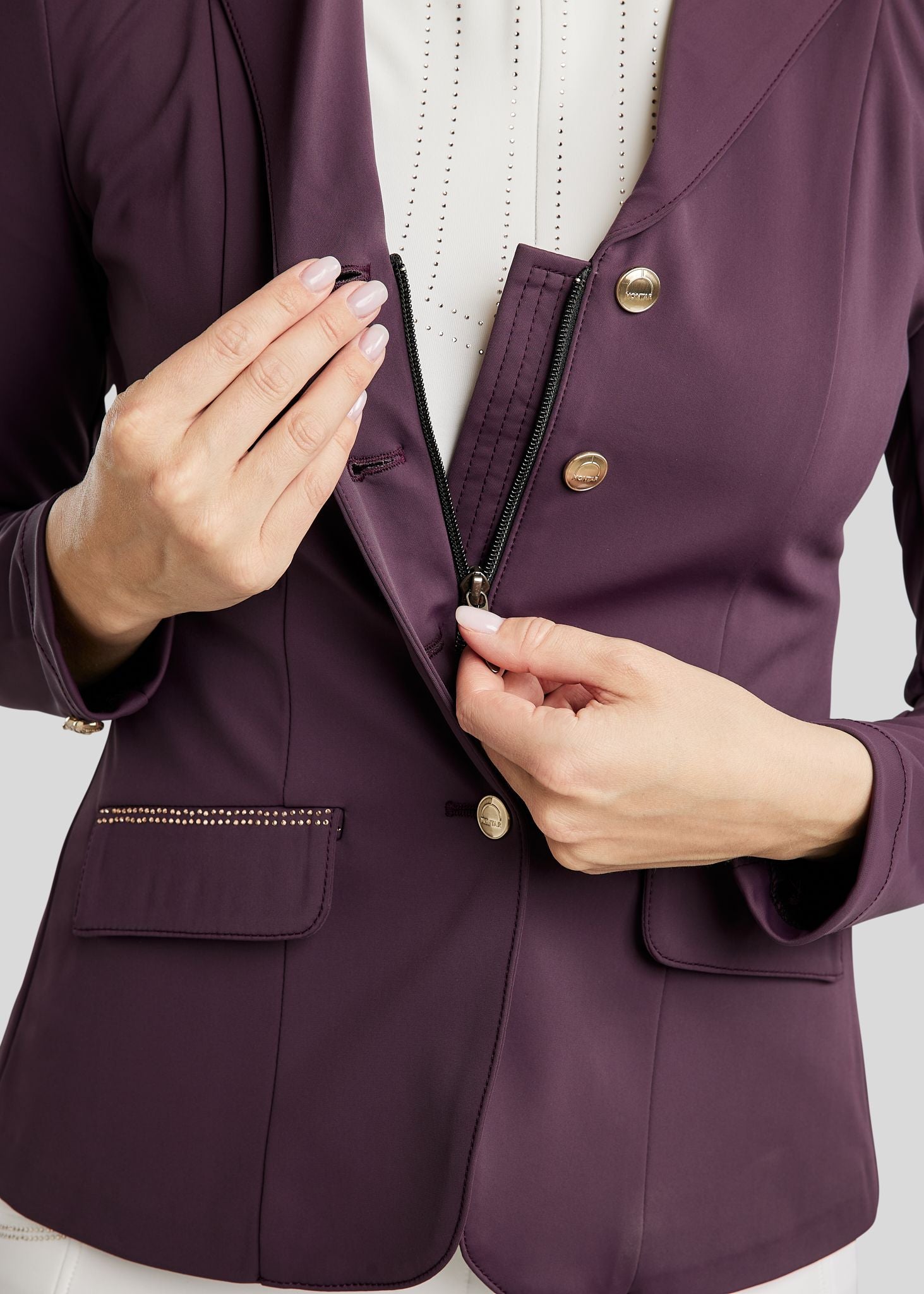 Montar MoEverlisa Jacket Champagne Crystals