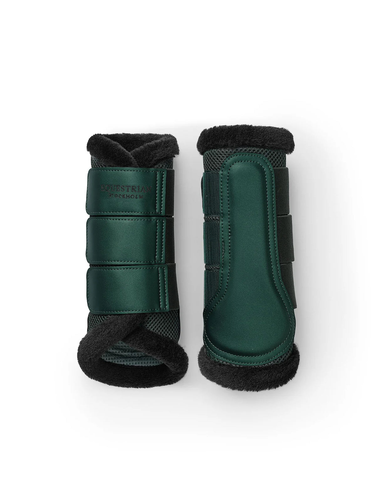 Equestrian Stockholm Fur Mesh Boots