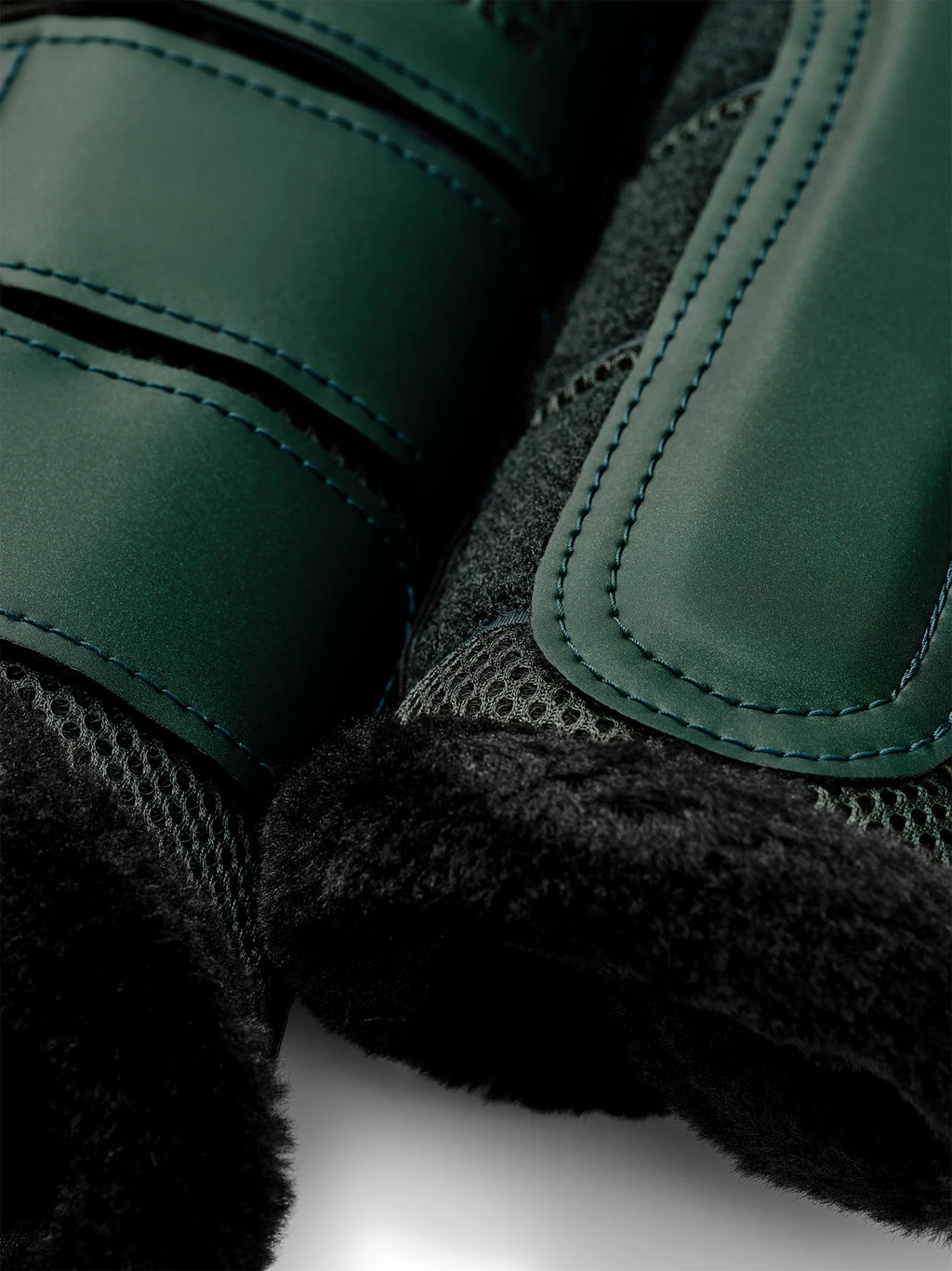 Equestrian Stockholm Fur Mesh Boots