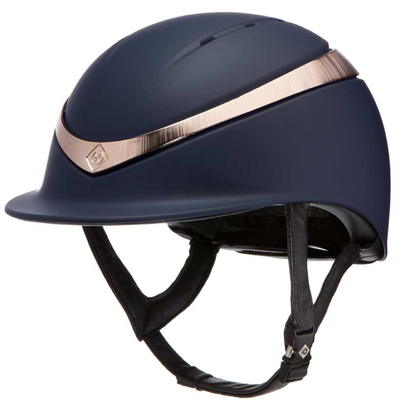 Charles Owen Navy Rosegold Halo MIPS
