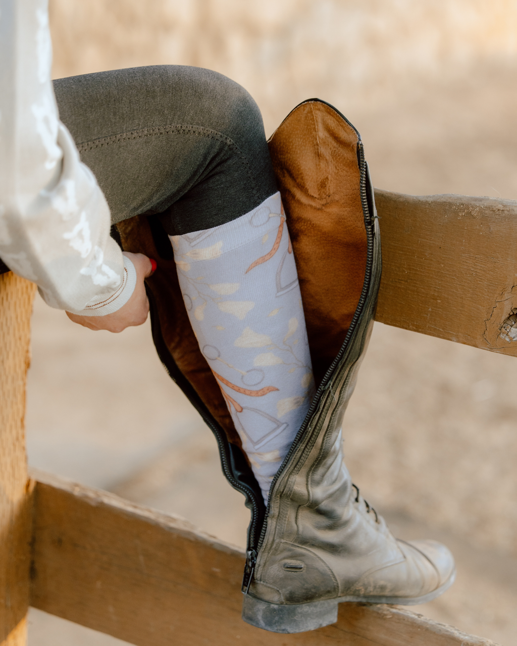 Deinhardt Designs Kassidy Print Socks