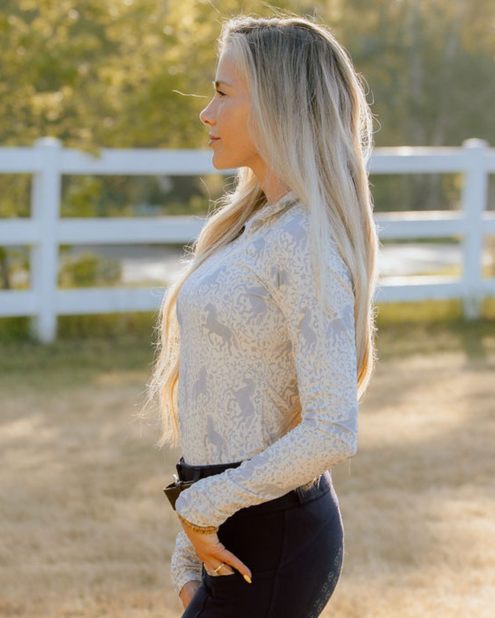Deinhardt Designs Coral Print Long Sleeve