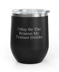 Unsustainable Equestrian Reason Trainer Drinks 12 oz Tumbler