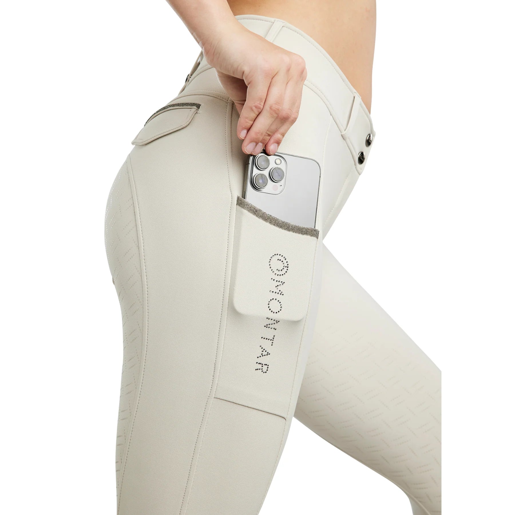 Montar Gloria Caviar Tape Breech Silver Grey