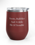 Unsustainable Equestrian Boot, Bubbles 12oz. Tumbler