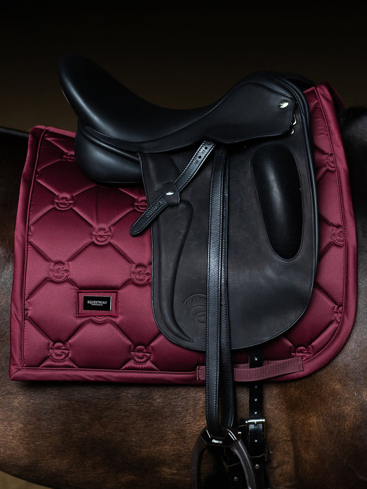 Equestrian Stockholm Dressage Pad Satin