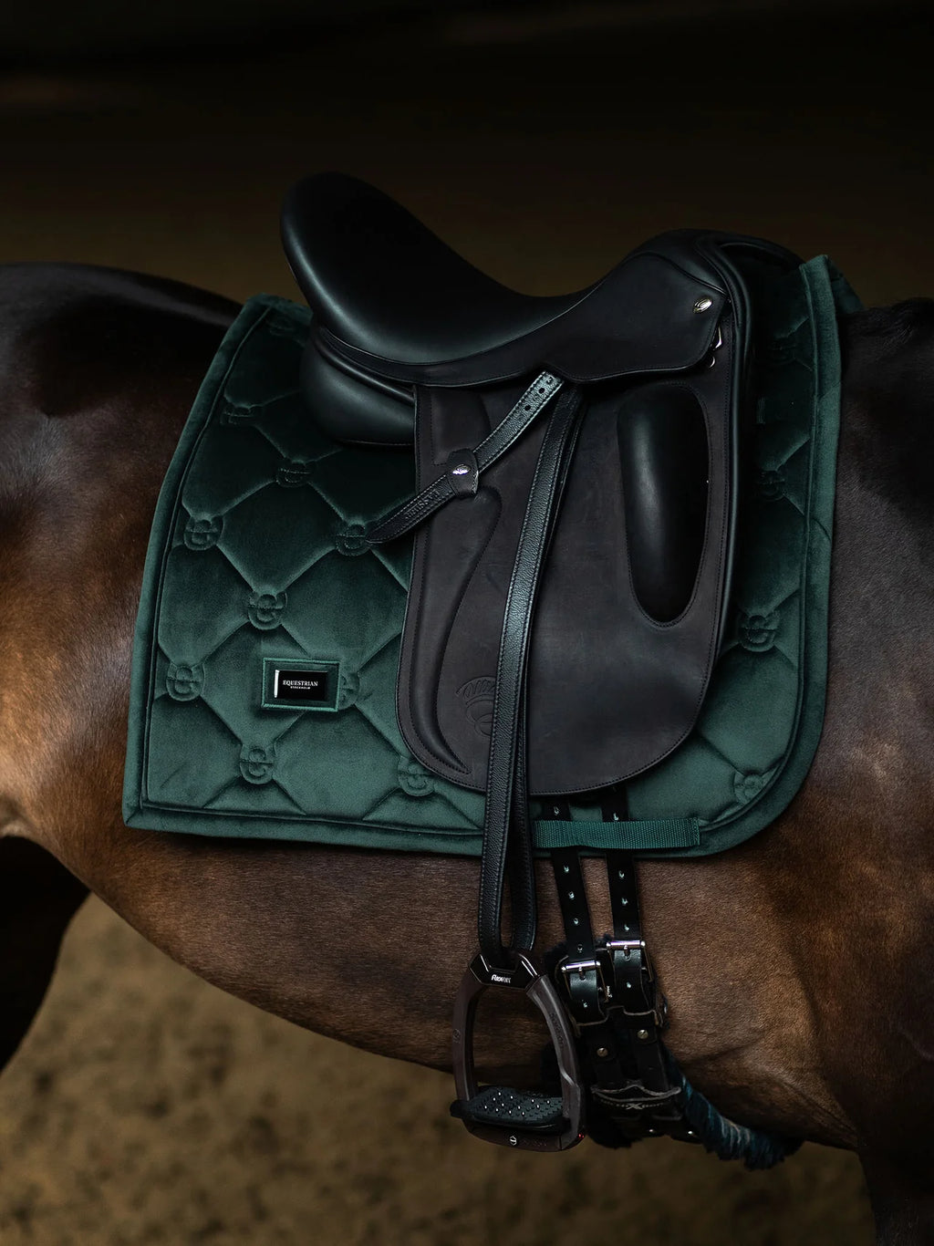 Equestrian Stockholm Dressage Pad Velvet