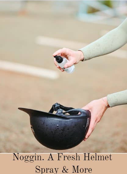 The Infused Equestrian Noggin. A Fresh Helmet Spray (4 oz)