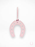 Lucky Pink Horseshoe Bag Charm