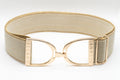 Huston x Ellany Gold Dakota - 2" Gold Stirrup Elastic Belt