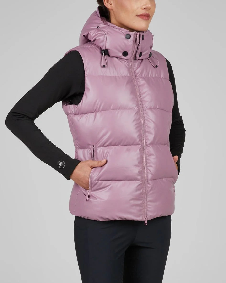 Pikeur Inez Quilted Vest Dusty Pink